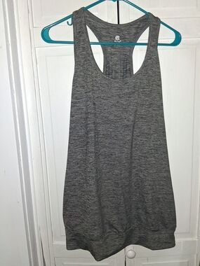 Champion Gray Racerback Tank - Heathered Charcoal